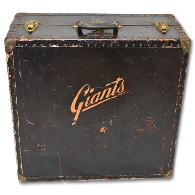 1950-60'S Willie Mays Used N.Y./S.F. Giants Travel Trunk With Fascinating Provenance