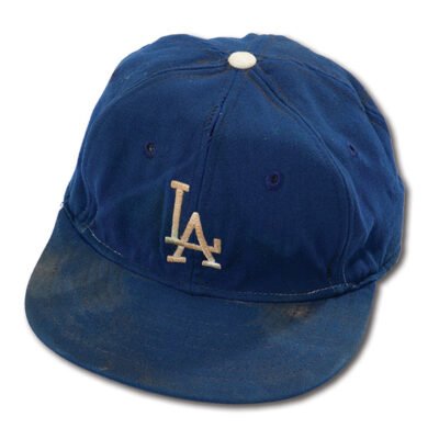 Wayne Los Angeles Dodgers  Professional Model Game Worn Cap(Helms/LA84 collection)