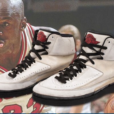 Michael Jordan Game Used & Dual-Signed Nike Air Jordan Shoes – Performance At MSG